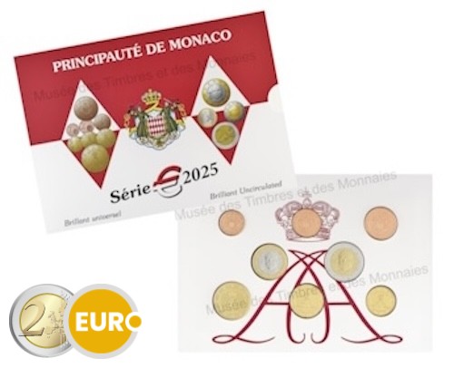 Série euro BU FDC Monaco 2025