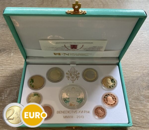 Euro set BE Proof Vatican 2013 + 20 euro silver Verdi