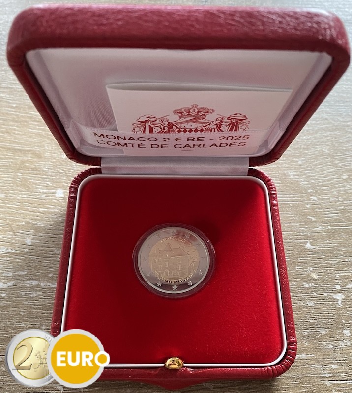 2 euros Monaco 2025 - Ancien fief du Carladès BE Proof
