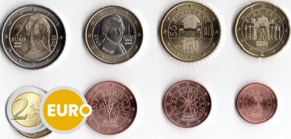 Serie de euro UNC Austria 2025