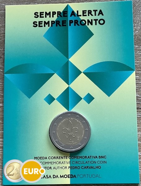 2 euros Portugal 2025 - Scoutisme et Mouvements de Jeunesse BU FDC Coincard