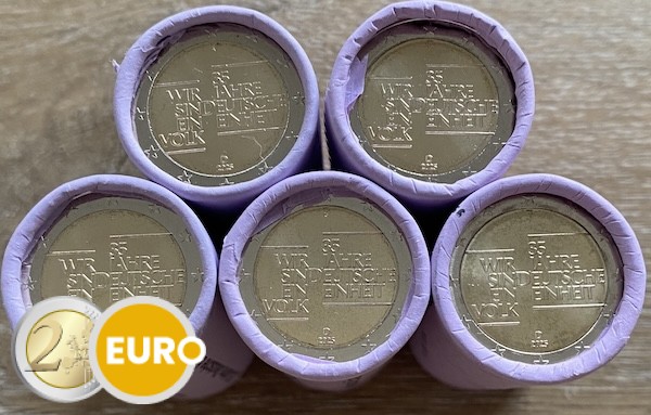 Rollen 2 Euro Deutschland 2025 - ADFGJ Deutsche Einheit