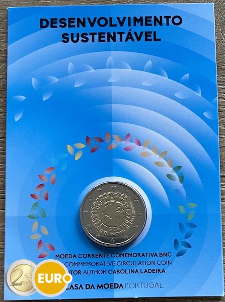 2 euros Portugal 2025 - Développement durable BU FDC Coincard