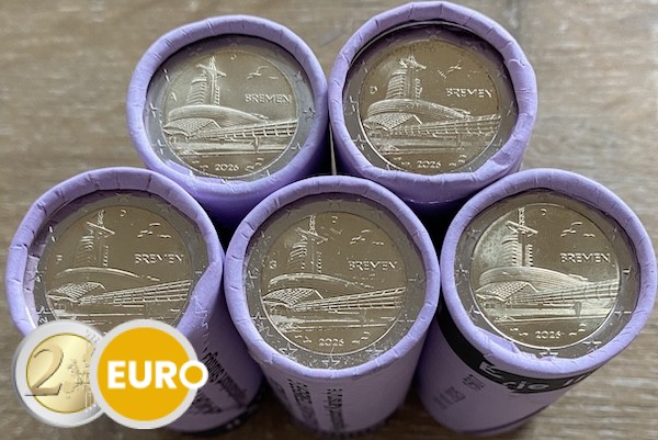 Rouleaux 2 euros Allemagne 2026 - ADFGJ Brême Maison du climat