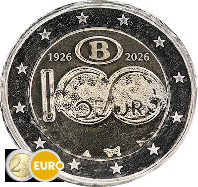 2 euros Belgique 2026 - SNCB BU FDC Coincard NL
