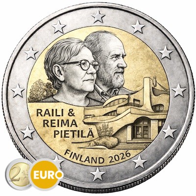 2 euros Finlande 2026 - Raili et Reima Pietilä UNC