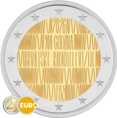 2 euros Croatie 2026 - Radio croate UNC