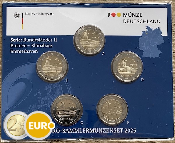 2 euros Allemagne 2026 - ADFGJ Brême Maison du climat BU FDC Coincard