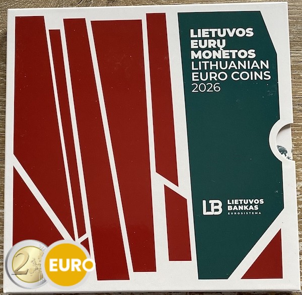 Série euro BU FDC Lituanie 2026