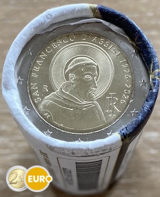 Rol 2 euro Italie 2026 - Franciscus van Assisi