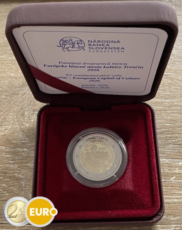 2 euros Slovaquie 2026 - Trenčín BE Proof
