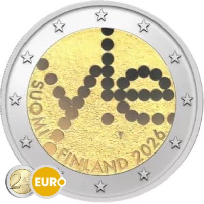 2 euros Finlande 2026 - Radiodiffusion finlandaise Yleisradio UNC