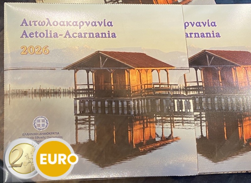 Série euro BU FDC Grèce 2026 Nome d'Étolie-Acarnanie