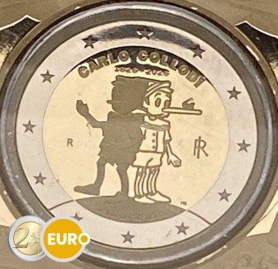 2 euros Italie 2026 - Carlo Collodi Pinocchio UNC