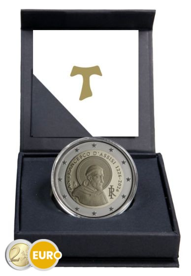 2 euros Italie 2026 - François d’Assise BE Polissage inversé