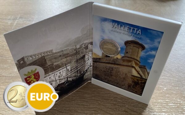 2 euros Malte 2026 - La Valette Valletta BU FDC Coincard