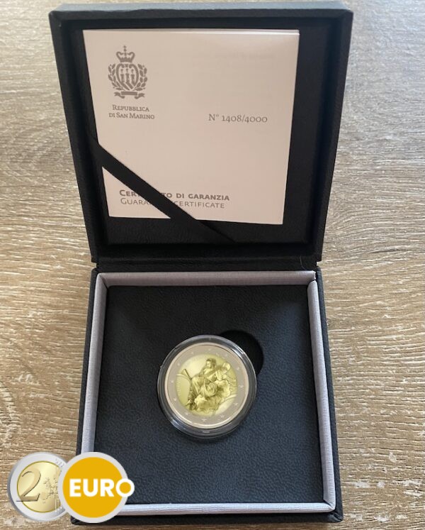 2 euro San Marino 2026 - Titiaan Tiziano Vecellio BE Reverse Proof