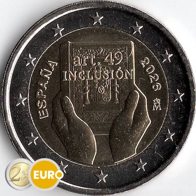 2 euros Espagne 2026 - Inclusion UNC