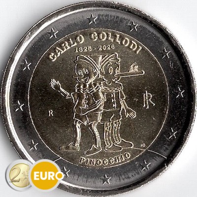 2 euros Italie 2026 - Carlo Collodi Pinocchio UNC