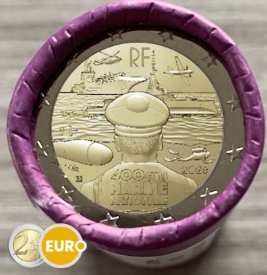 Rouleau 2 euros France 2026 - Marine nationale