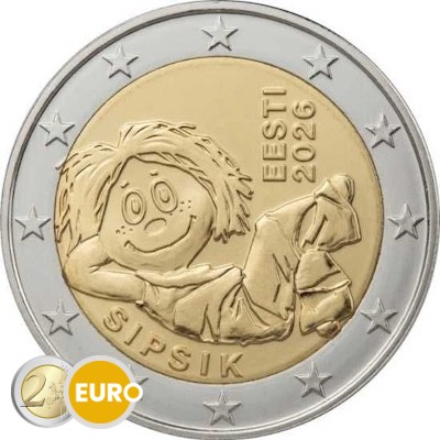 2 euros Estonie 2026 - Sipsik UNC