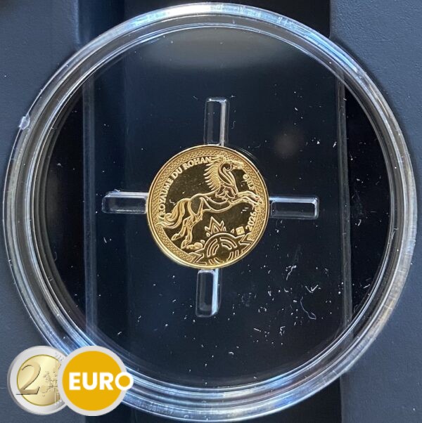 250 euros France 2026 - Le Seigneur des Anneaux BU FDC Or Le drapeau du Rohan