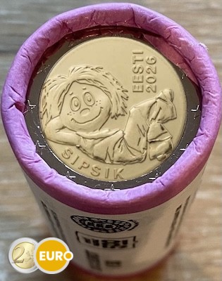 Rouleau 2 euros Estonie 2026 - Sipsik
