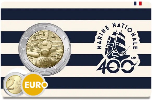 2 euros France 2026 - Marine nationale BU FDC Coincard