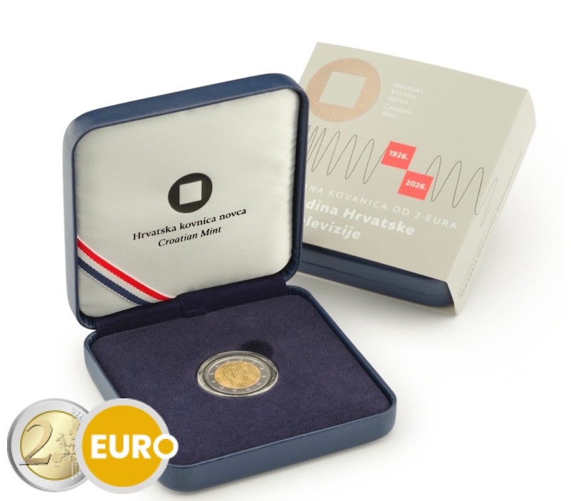 2 euros Croatie 2026 - Radio croate BE Proof