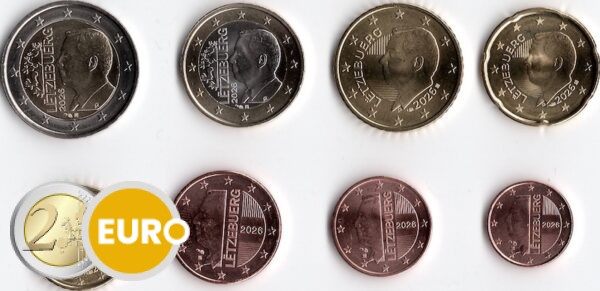 Euro set UNC Luxemburg 2026