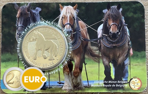 2,50 euros Belgique 2026 - Le trait belge BU FDC Coincard FR