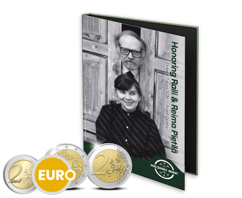 2 euros Finlande 2026 - Raili et Reima Pietilä BE Proof