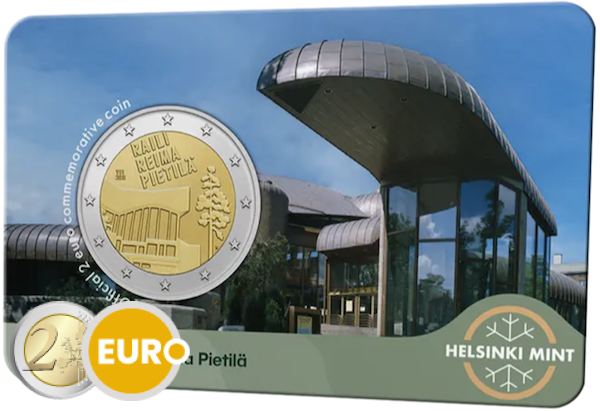 2 euros Finlande 2026 - Raili et Reima Pietilä BU FDC Coincard EN