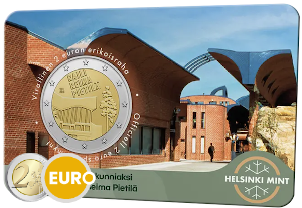 2 euros Finlande 2026 - Raili et Reima Pietilä BU FDC Coincard FI / SE