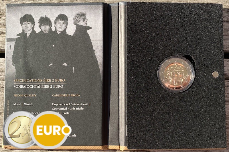 2 euros Irlande 2026 - 50 ans U2 BE Proof