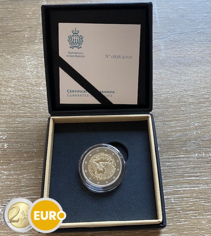 2 euros Saint-Marin 2026 - François d’Assise BE Proof
